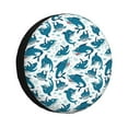 thumbnail image 1 of Spare Tire Cover, Cartoon Funny Cute Shark_A Wheel Cover Tire Covers For Trailers Car Truck Camper Universal Tire Covering Fits Diameter14"-17", 1 of 4