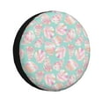thumbnail image 1 of Spare Tire Cover, Conch Shells Print No.9023 Wheel Cover Tire Covers For Trailers Car Truck Camper Universal Tire Covering Fits Diameter14"-17", 1 of 4