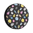 thumbnail image 1 of Spare Tire Cover, Conch Shells Print No.9047 Wheel Cover Tire Covers For Trailers Car Truck Camper Universal Tire Covering Fits Diameter14"-17", 1 of 4