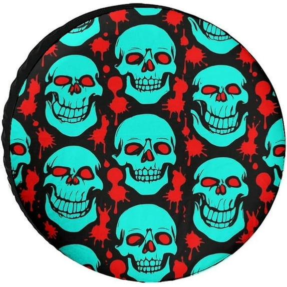 Spare Tire Cover Constellation Galaxy Starry Night Stars Glow in The Dark Midnight Wheel Protector Dust Protection Waterproof Camping Tire Covers Universal Fit for SUV Truck