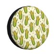 thumbnail image 1 of Spare Tire Cover, Cute Corn Bean Wheel Cover Tire Covers For Trailers Car Truck Camper Universal Tire Covering Fits Diameter14"-17", 1 of 4