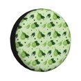 thumbnail image 1 of Spare Tire Cover, Cute Limes Flowers Wheel Cover Tire Covers For Trailers Car Truck Camper Universal Tire Covering Fits Diameter14"-17", 1 of 4