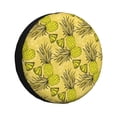 thumbnail image 1 of Spare Tire Cover, Cute Pineapple Retro Yellow Wheel Cover Tire Covers For Trailers Car Truck Camper Universal Tire Covering Fits Diameter14"-17", 1 of 4