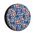 thumbnail image 1 of Spare Tire Cover, Cute Popcorn No.1001 Wheel Cover Tire Covers For Trailers Car Truck Camper Universal Tire Covering Fits Diameter14"-17", 1 of 4