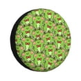 Spare Tire Cover Cute green frog Kawaii Universal Fit for RV Car