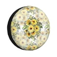 thumbnail image 1 of Spare Tire Cover, Daisies And Wildflowers Wheel Cover Tire Covers for Trailers Car Truck Camper Universal Tire Covering Fits Diameter 16 inch, 1 of 7