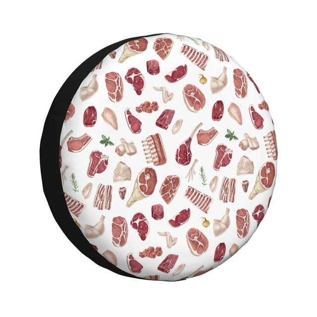 Spare Tire Cover, Different Meat Tire Covers for Trailer, RV, Car