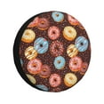 thumbnail image 1 of Spare Tire Cover, Donut Print No.9038 Wheel Cover Tire Covers For Trailers Car Truck Camper Universal Tire Covering Fits Diameter14"-17", 1 of 4