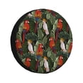thumbnail image 1 of Spare Tire Cover, Edgy Cute Parrot Plant Wheel Cover Tire Covers For Trailers Car Truck Camper Universal Tire Covering Fits Diameter14"-17", 1 of 4
