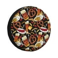 thumbnail image 1 of Spare Tire Cover, Fries Beer Sausage Wheel Cover Tire Covers For Trailers Car Truck Camper Universal Tire Covering Fits Diameter14"-17", 1 of 4
