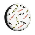 thumbnail image 1 of Spare Tire Cover, Green Pink Black Bottle Wheel Cover Tire Covers For Trailers Car Truck Camper Universal Tire Covering Fits Diameter14"-17", 1 of 4