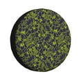 Spare Tire Cover Hibiscus flowers tropical leaves Waterproof Trailer