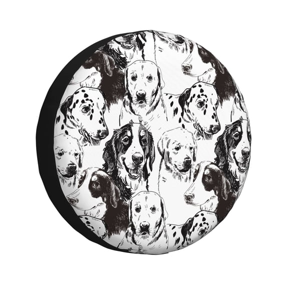 Spare Tire Cover, Labrador Retriever Dog No.1001 Wheel Cover Tire Covers For Trailers Car Truck Camper Universal Tire Covering Fits Diameter14"-17"