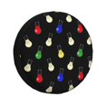 thumbnail image 1 of Spare Tire Cover, Light Bulb Print Colorful Wheel Cover Tire Covers For Trailers Car Truck Camper Universal Tire Covering Fits Diameter14"-17", 1 of 4