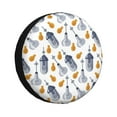 Spare Tire Cover, Light Bulbs Print Wheel Cover Tire Covers For