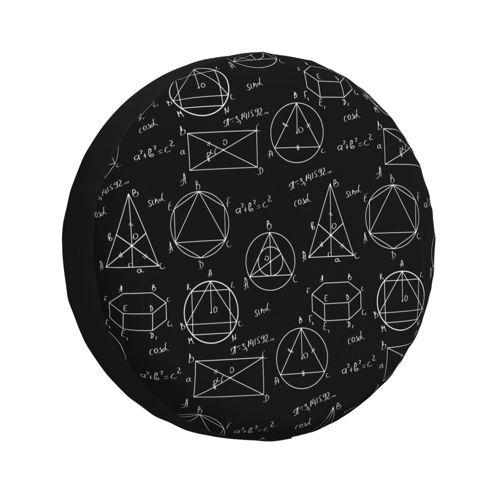 Spare Tire Cover - Math Print geometry Universal Fit for RV Car Camper ...