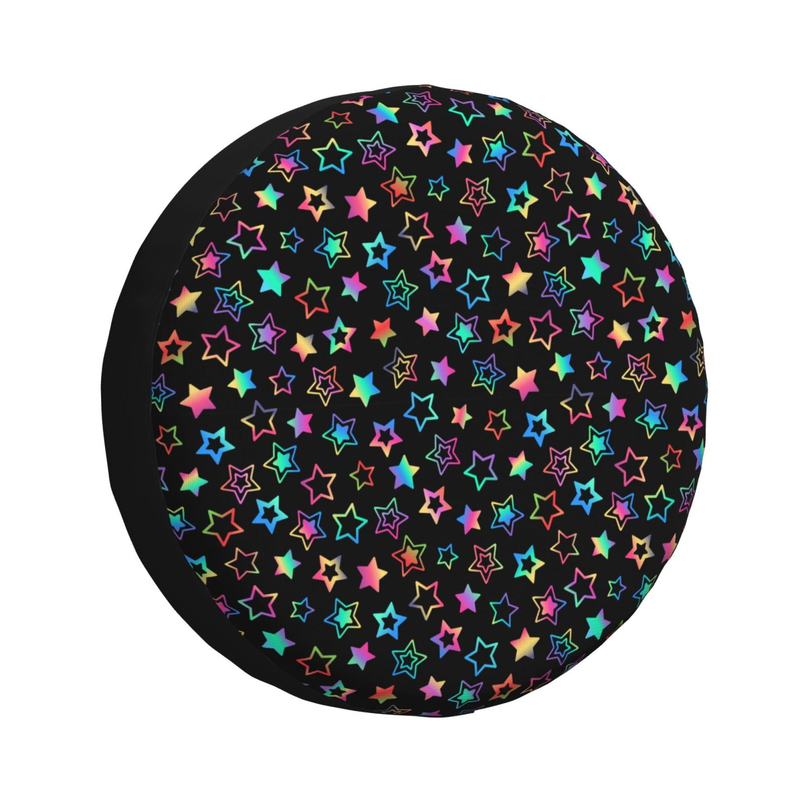 Spare Tire Cover - Multi-Colored Stars Universal Fit for RV Car Camper ...