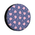 Spare Tire Cover Pink Love Cute Pig Universal Fit for RV Car Camper
