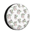 thumbnail image 1 of Spare Tire Cover, Pudgy Koala Wheel Cover Tire Covers For Trailers Car Truck Camper Universal Tire Covering Fits Diameter14"-17", 1 of 4