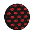 thumbnail image 1 of Spare Tire Cover, Red Beautiful Lips Wheel Cover Tire Covers for Trailers Car Truck Camper Universal Tire Covering Fits Diameter 14 inch, 1 of 7
