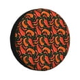 thumbnail image 1 of Spare Tire Cover, Red Hot Chili Wheel Cover Tire Covers For Trailers Car Truck Camper Universal Tire Covering Fits Diameter14"-17", 1 of 4