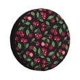 thumbnail image 1 of Spare Tire Cover, Ripe Red Cherry Wheel Cover Tire Covers for Trailers Car Truck Camper Universal Tire Covering Fits Diameter 16 inch, 1 of 7