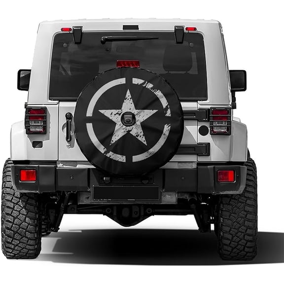 Spare Tire Cover, Universal Wheel Tire Cover Waterproof Dust-Proof Tire Protectors for Jeep Trailer Rv Van SUV Truck Camper and Many Vehicle