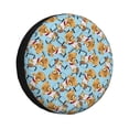 thumbnail image 1 of Spare Tire Cover, bear playing american football cute Wheel Cover Tire Covers for Trailers Car Truck Camper Universal Tire Covering Fits Diameter 17 inch, 1 of 7