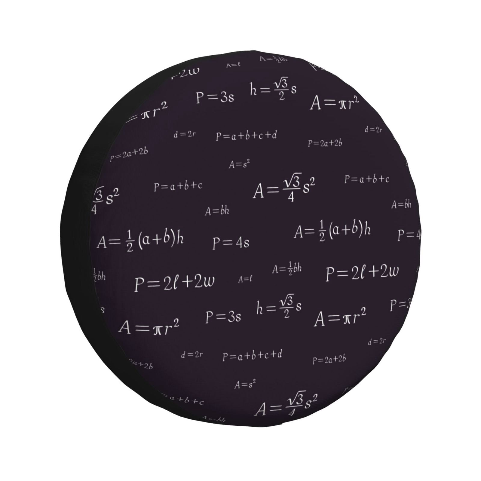 Spare Tire Cover black Math Print funny Waterproof Trailer Tire Covers ...