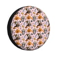 thumbnail image 1 of Spare Tire Cover, cute halloween pumpkin Wheel Cover Tire Covers for Trailers Car Truck Camper Universal Tire Covering Fits Diameter 14 inch, 1 of 7