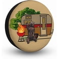 thumbnail image 1 of Spare Tire Cover for RV, Trailer, SUV, Off-Road Vehicle, Camper, Trucks Waterproof Sun Protection Black, 1 of 10