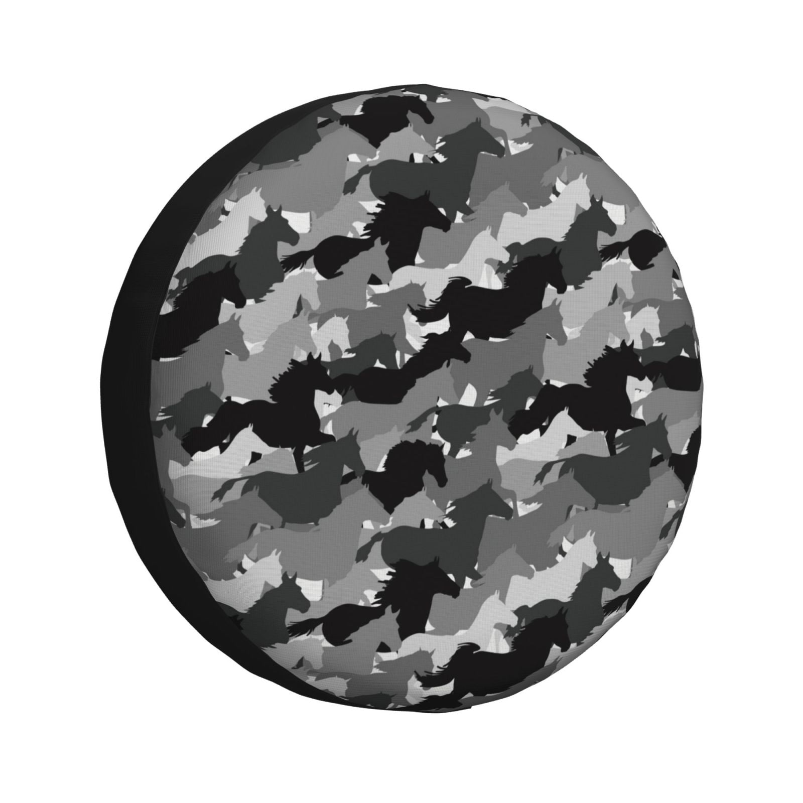 Spare Tire Cover, horse silhouette Tire Covers for Trailer, RV, Car