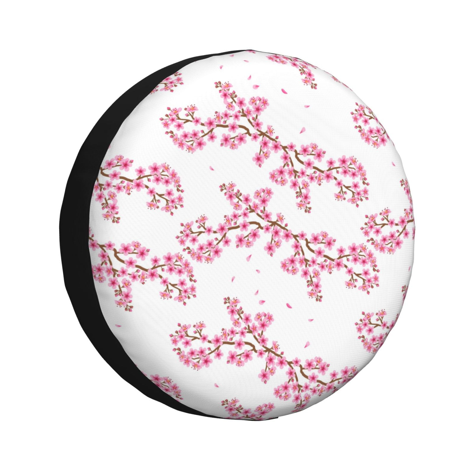 Spare Tire Cover, pink berry blossoms branches Wheel Cover Tire Covers