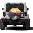 thumbnail image 1 of Spare Tire Cover with Backup Camera Hole, Universal Wheel Tire Cover Tire Protectors for Trailer RV Van SUV Truck Camper and Many Vehicle, 1 of 10