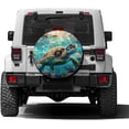 thumbnail image 1 of Spare Tire Cover with Backup Camera Hole, Universal Wheel Tire Cover Tire Protectors for Trailer RV Van SUV Truck Camper and Many Vehicle, 1 of 10