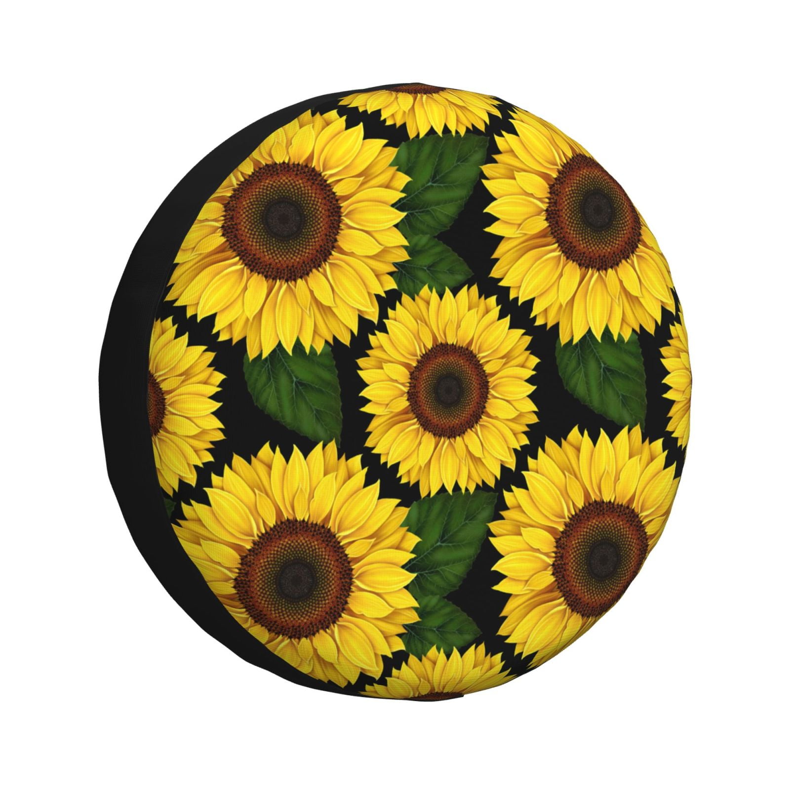 Spare Tire Cover yellow Sunflower Realistic Aesthetic Universal Fit
