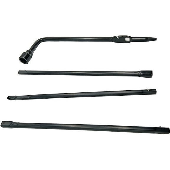 Spare Tire Jack Handle and Wheel Lug Wrench - Compatible with 1999 - 2019 Chevy Silverado 1500 2000 2001 2002 2003 2004 2005 2006 2007 2008 2009 2010 2011 2012 2013 2014 2015 2016 2017 2018