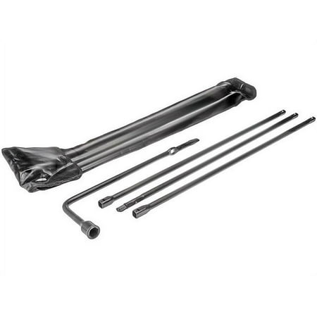 Spare Tire Jack Handle / Wheel Lug Wrench - Compatible with 2002 - 2009 Chevy Trailblazer 2003 2004 2005 2006 2007 2008