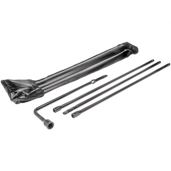 Spare Tire Jack Handle / Wheel Lug Wrench - Compatible with 2002 - 2009 Chevy Trailblazer 2003 2004 2005 2006 2007 2008