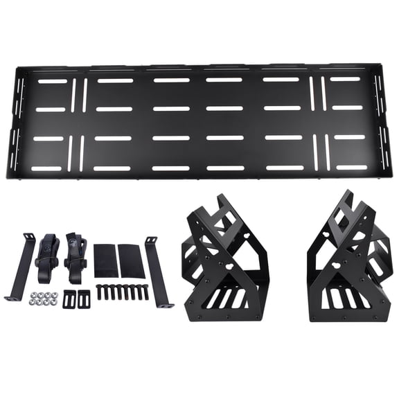 Spare Tire Storage Basket for Jeep Wrangler JK JL TJ YJ CJ 1976-2024 & Ford Bronco 2021-2023 - 30" to 40" Tire Utility Basket