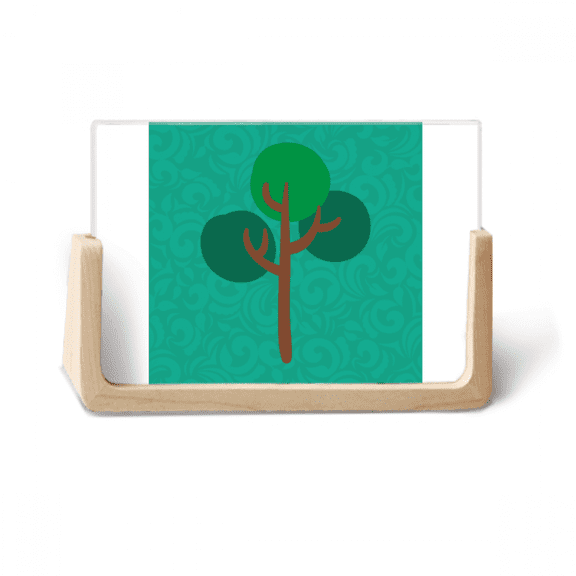 Spare Tree Green Art Deco Fashion Photo Wooden Photo Frame Tabletop Display