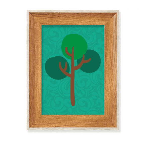 Spare Tree Green Desktop Wooden Photo Frame Display Picture Art Painting Multiple Sets