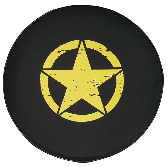SpareCover Brawny Series - Jeep Star 30" Tire Cover Yellow
