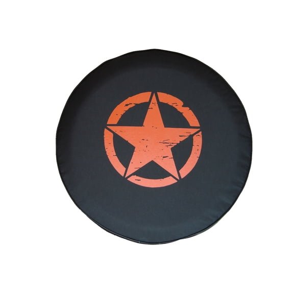 SpareCover Brawny Series - Jeep Star 32" Tire Cover ORANGE