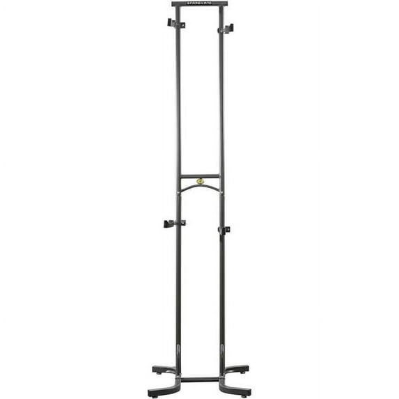 Sparehand DBR-830 Freestanding Adjustable Dual Bike Rack Storage System, Pebble Silver