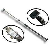 Sparehand Steel Adjustable Cargo Bar with Self-Locking Spring Ratchet for Vehicles, Extends 3.6 ft. to 6 ft., Black