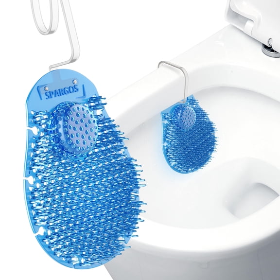 Spargos Rim Hanger Toilet Bowl Deodorizer and Urinal Screen, 12 Pack Blue Ocean Breeze, Anti-Splash