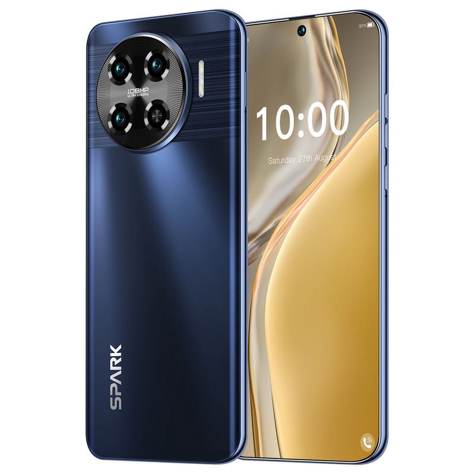 Spark 20 Pro+Unlocked 5G phone! 6.8-inch large display, Dual SIM Dual Standby 5G, Secure Face Recognition, 4GB + 128GB of super storage, Android 13.0!