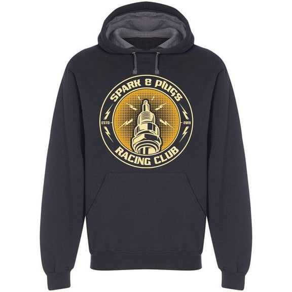 Spark And Plugs: Racing Club Hoodie Men -Image by Shutterstock, Male Small
