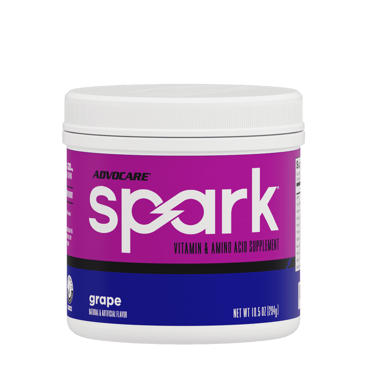 AdvoCare Spark Canister Grape Vitamin & Amino Acid Supplement Focus